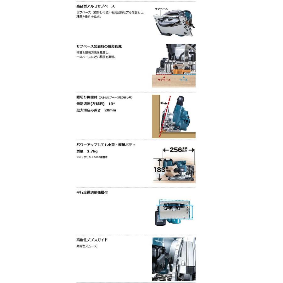 マキタ HS474DZB 充電式マルノコ (黒)125mm 18V 本体のみ マキタ HS474DZB 充電式マルノコ (黒)125mm 18V 本体のみ
