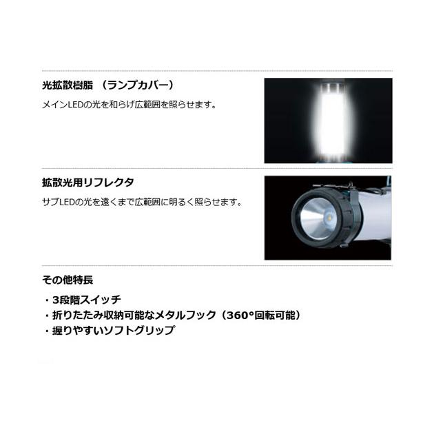 マキタ ML807 充電式LEDワークライト［USBアダプタ機能搭載］14.4V 18V 