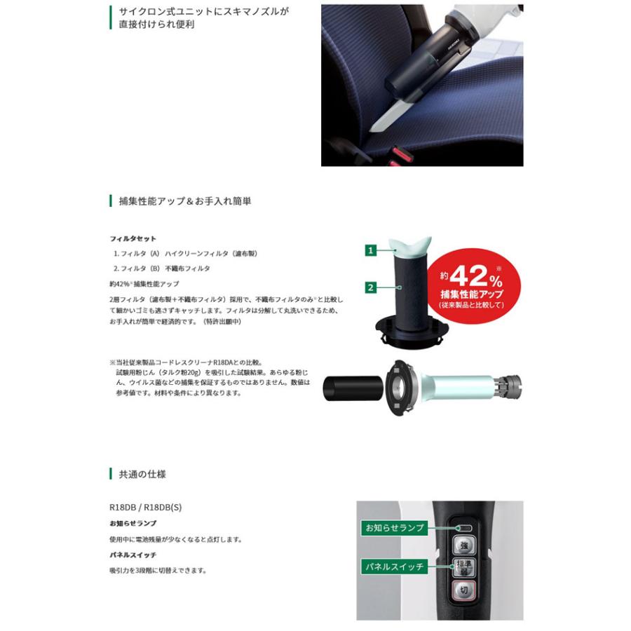 HiKOKI R18DTB(NN) コードレスクリーナー 本体のみ18V トリガスイッチ(バッテリ・充電器別売) :r18dtbnn:NEWSTAGETOOLSヤフー店 - 通販 - Yahoo!ショッピング HiKOKI R18DTB(NN) コードレスクリーナー 本体のみ18V トリガスイッチ(バッテリ・充電器別売) :r18dtbnn:NEWSTAGETOOLSヤフー店 - 通販 - Yahoo!ショッピング