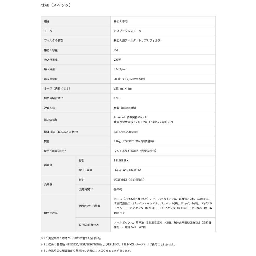 HiKOKI 【限定特価】HiKOKI RP3615DB(2WPZ) コードレス集塵機 HiKOKI 【限定特価】HiKOKI RP3615DB(2WPZ) コードレス集塵機