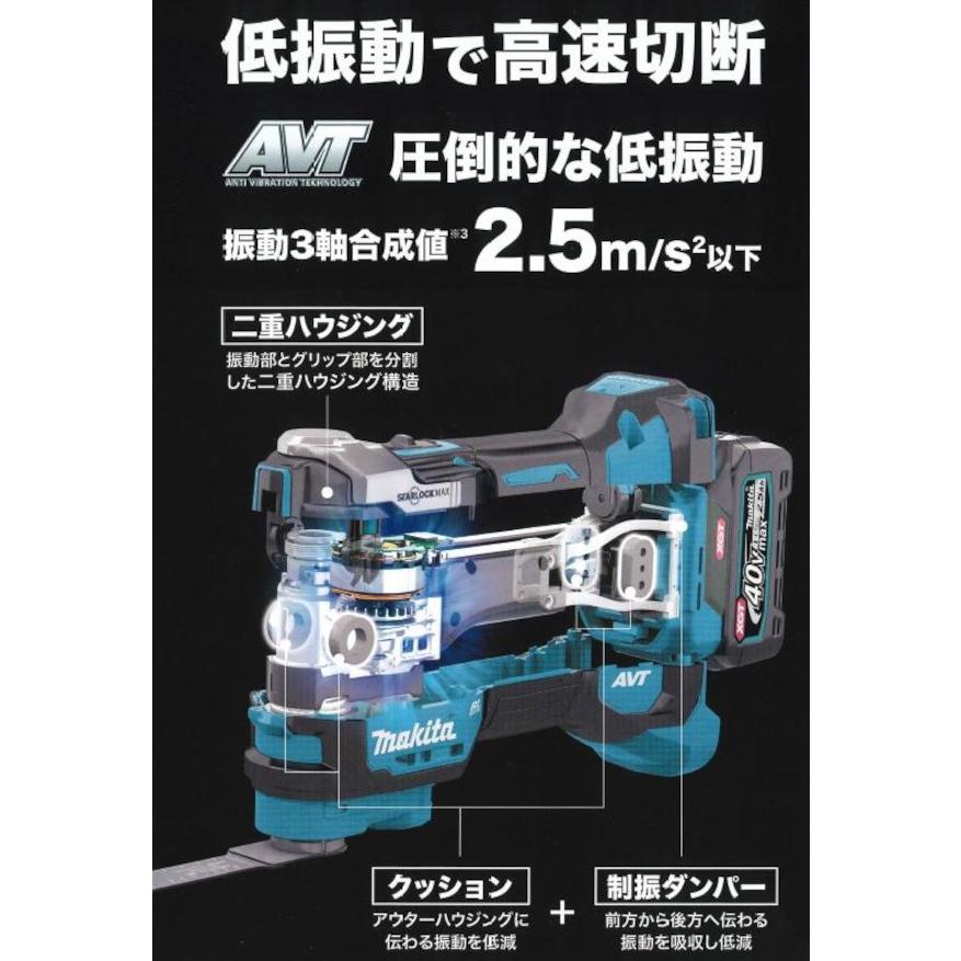 マキタ TM001GZ 充電式マルチツール 40Vmax 本体+ツールボックス マキタ TM001GZ 充電式マルチツール 40Vmax 本体+ツールボックス