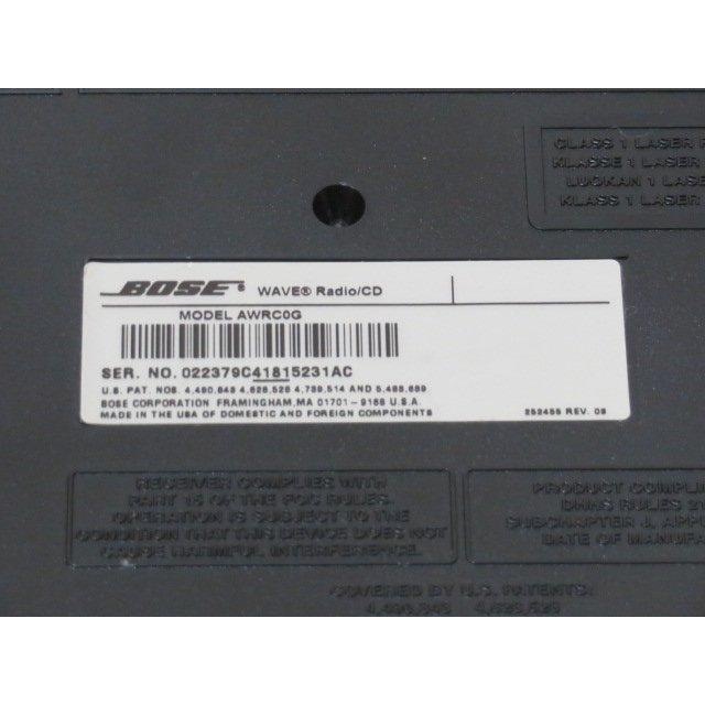 Bose AWRC/0G Wave Radio/CD ウェーブラジオ/CD ブラックの画像