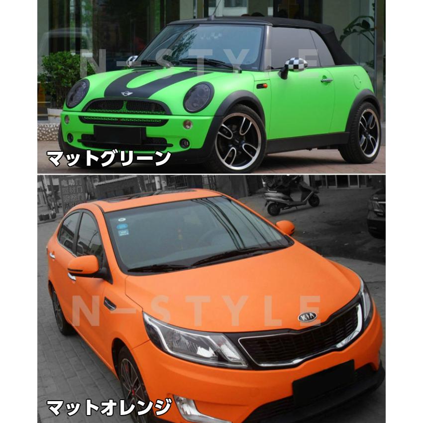 カッティングシート 152cm×1m単位 数量分延長 艶消しマットブラック
