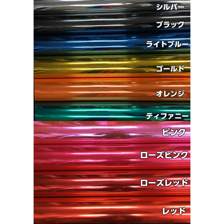 カーラッピングシート 152cm×18m 高品質鏡面メッキピンク ラッピングフィルム 耐熱耐水曲面対応裏溝付 カッティングシート カーラッピングフィルムの画像