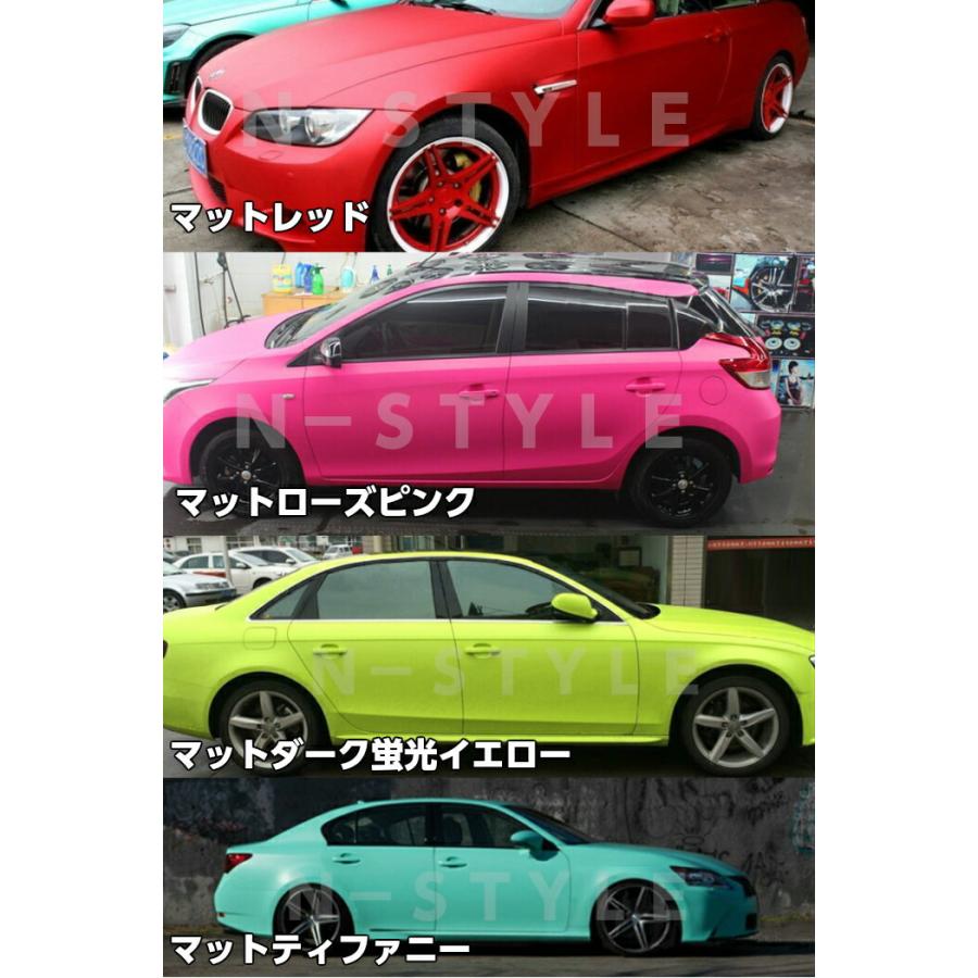 カーラッピングシート152ｃｍ 100ｃｍ マットレッド 艶なしラッピングフィルム 耐熱耐水曲面対応裏溝付 艶消しカッティングシート エヌスタイルヤフーショッピング店 通販 Yahoo ショッピング