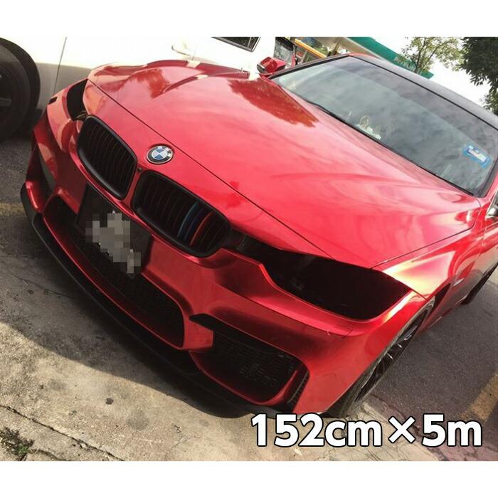 カーラッピングシートプレミアムメタリックレッド152ｃｍ 5ｍ カーラッピングシートフィルム 耐熱耐水曲面対応裏溝付 カッティングシート 赤 エヌスタイルヤフーショッピング店 通販 Yahoo ショッピング