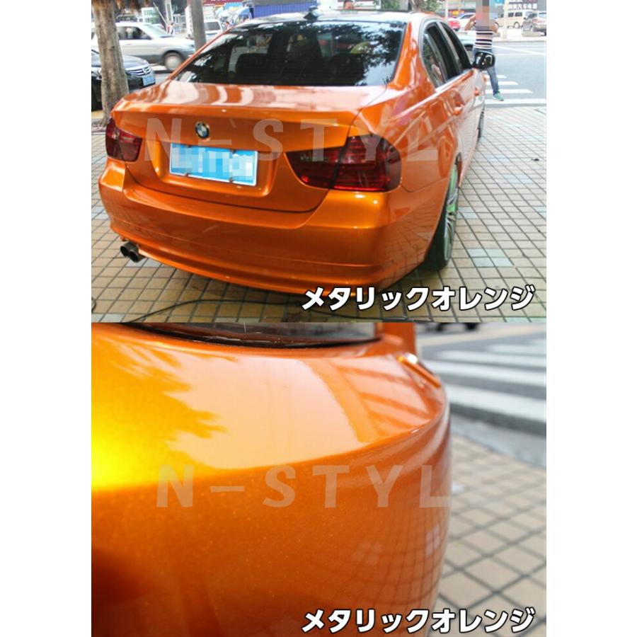 カーラッピングシート プレミアムメタリックブルー 152cm×2m カーラッピングフィルム 耐熱耐水曲面対応裏溝付 カッティングシート 艶ありメタリック青_6