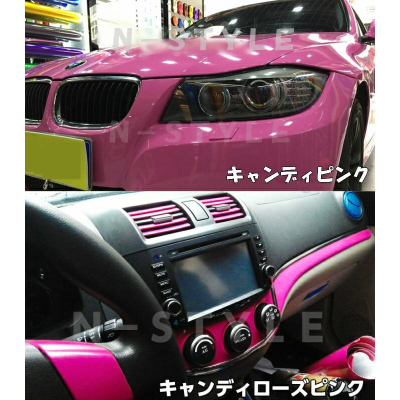 カーラッピングシート　キャンディホワイト152cm×3ｍ 艶あり白ハイグロスカーラッピングフィルム耐熱耐水曲面対応裏溝付保護付_12
