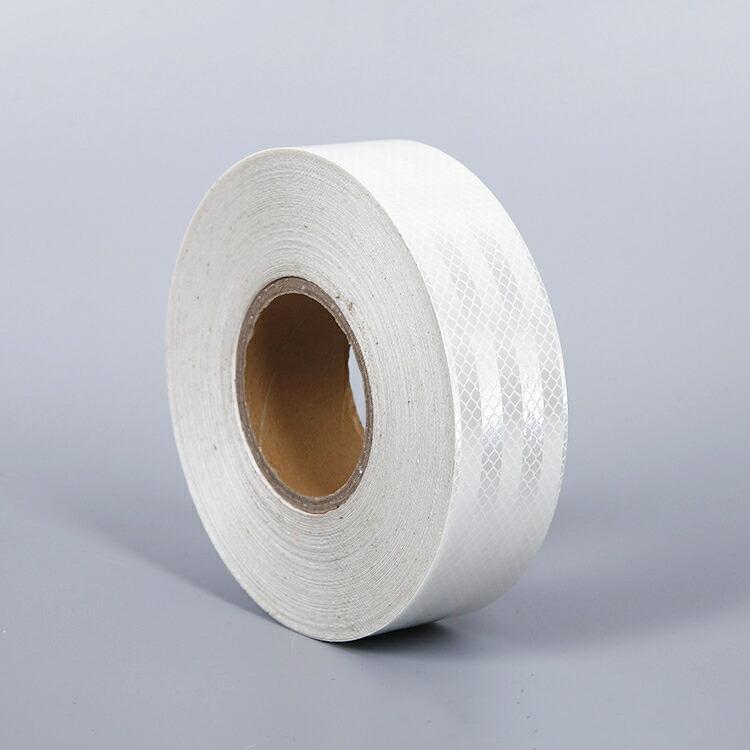 超高輝度反射テープ 5cm幅×30cm ホワイト 反射シール白 高反射力テープ 