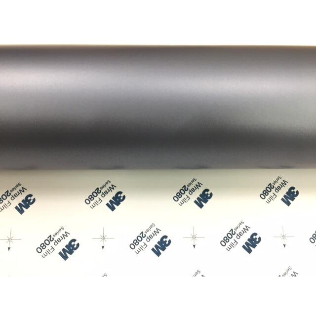 3M ラッピングシート 152cm×22.8m マットシルバー 2080シリーズM21 艶消しカーラッピングフィルム 非ダイノック自動車用 1080後継モデル
