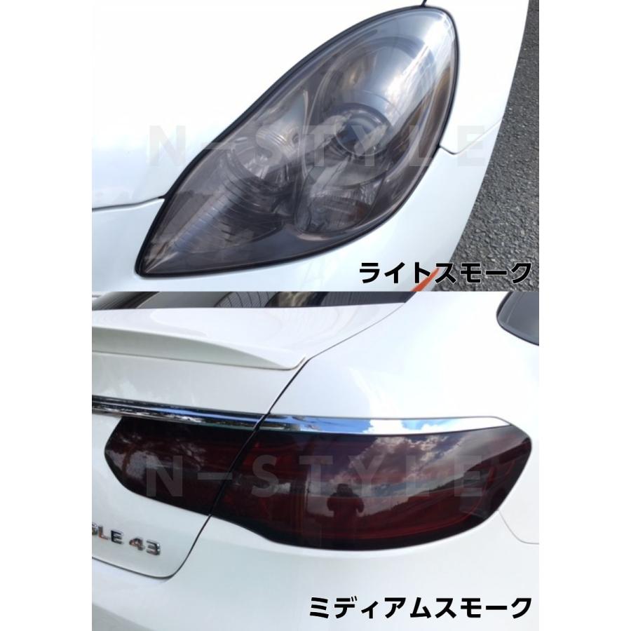 特典なし カーライトレンズフィルム Luxeライトラップフィルム 50cm幅 長さ50cm ライトスモーク 日本育児正規販売店 車 バイク 自転車 自動車 Www Writeawriting Com