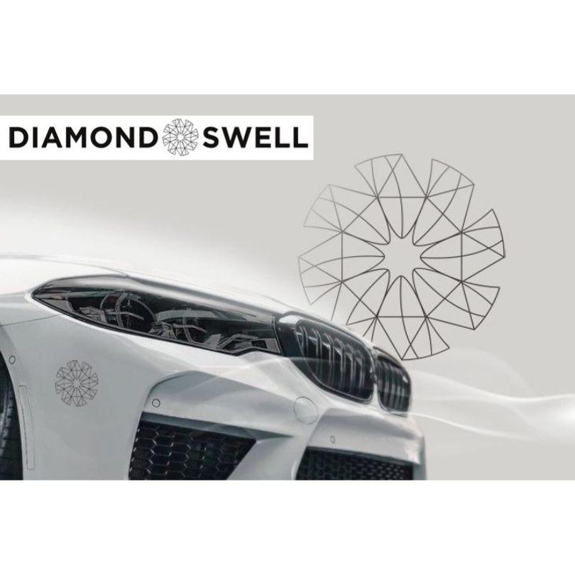 ダイヤモンドスウェル 152cm×50cm マットブラックインパクト艶消し ボディ用プロテクションフィルム DIAMONDSWELL保護 自己修復 カラーPPF_7