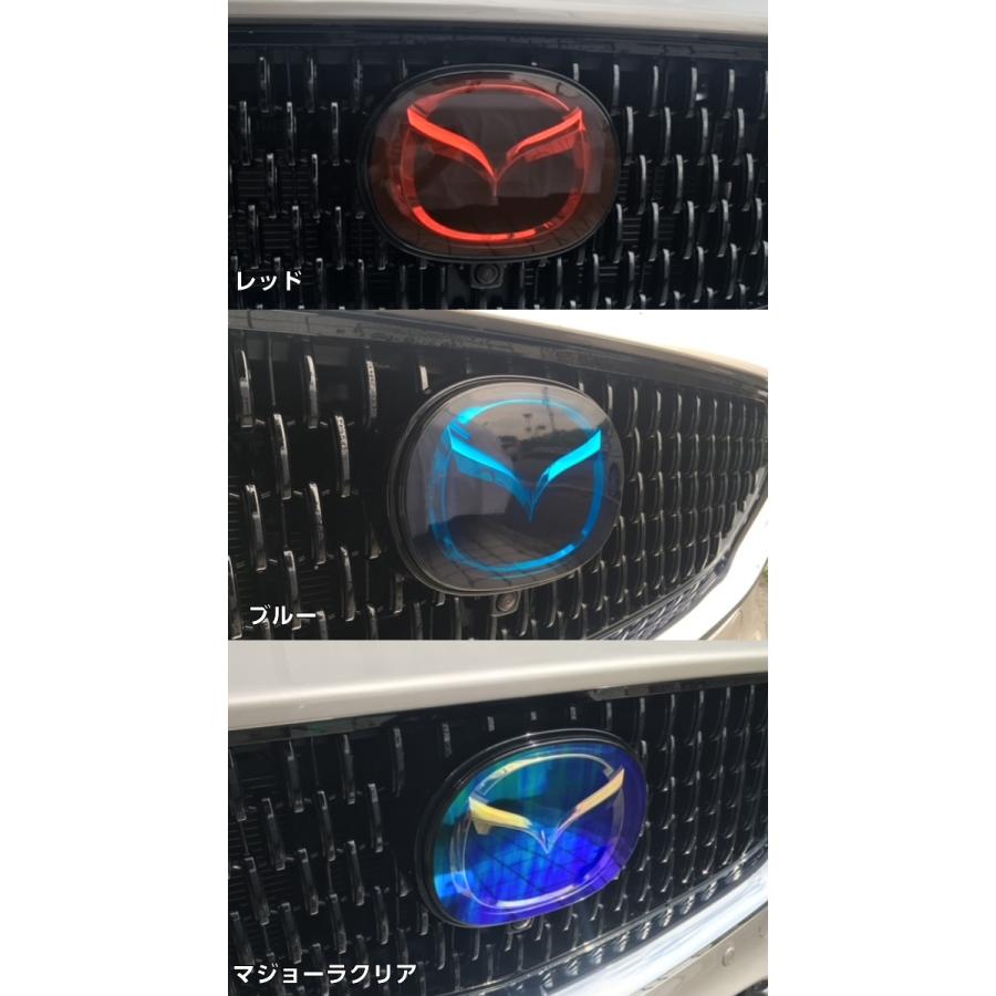 CX-5/CX-8専用 エンブレムフィルム スモークなど25色より選択 カット