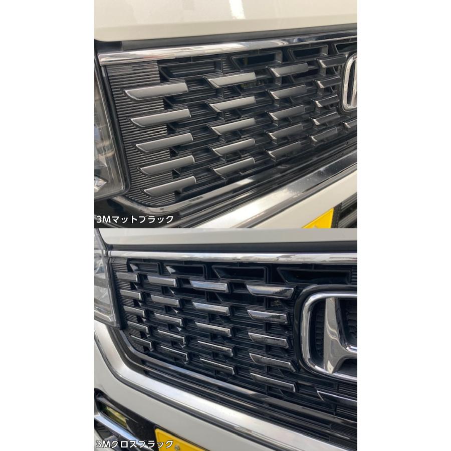 N-WGNカスタム JH3/JH4 前期 フロントグリルカット済シート 3Mシート