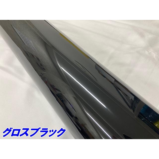ペイントプロテクションフィルム グロスブラック 152cm×10m カラー PPF (TPU) プロテクションフィルム 艶あり黒 ピアノブラック 車 ボディラッピングの画像