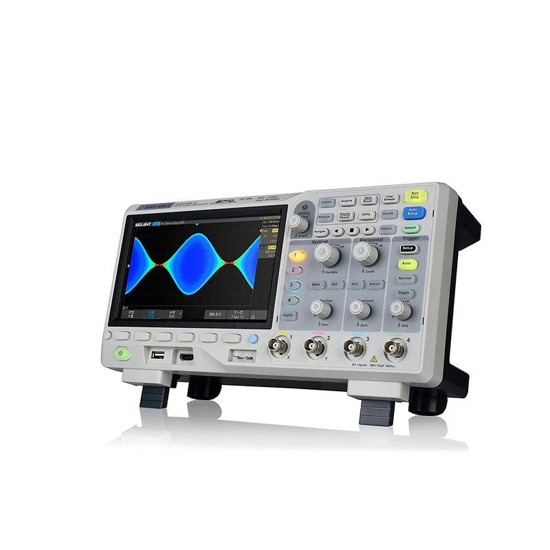 Siglent SDS1104X-E 100Mhz デジタルオシロスコープ 4チャンネル 標準デコーダ グレー 計測、検査 