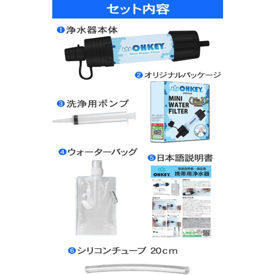 【TBS冒険少年で紹介】 防災士監修 携帯浄水器 濾過器 浄水器 アウトドア 災害 登山 断水 キャンプ 検査済 日本仕様｜nszstore｜15