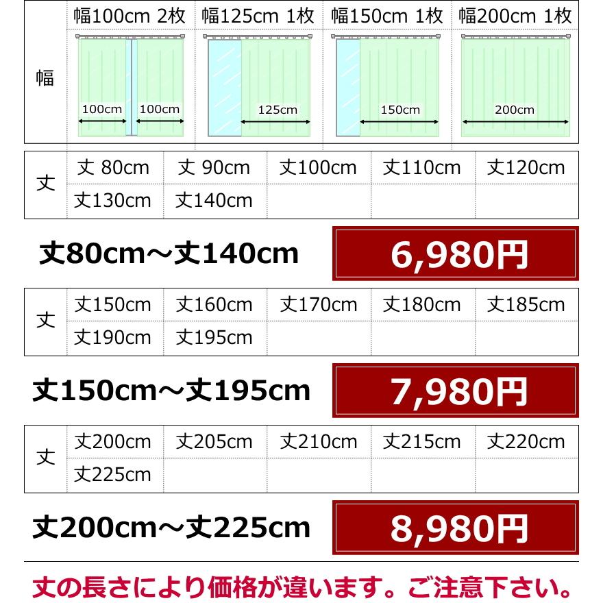 カーテン 遮光カーテン 北欧プリント柄 ミシェル 丈150cm 丈160cm 丈170cm 丈180cm 丈185cm 丈190cm 丈195cm オーダーカーテン ドレープカーテン curtain｜nt-curtain｜17