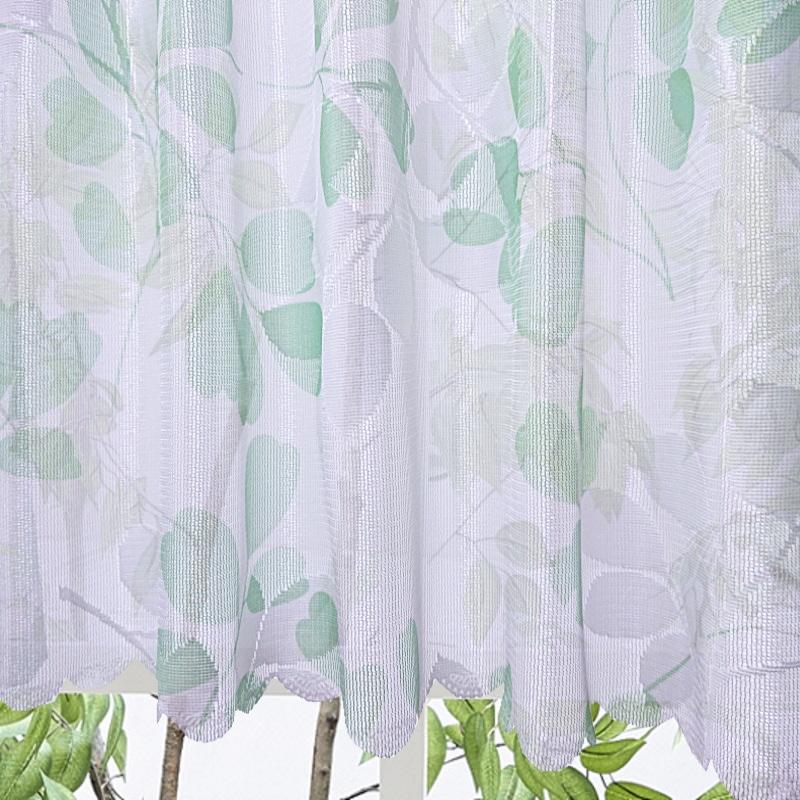 【ましろ】遮光カフェカーテン　リーフ柄　お打合せ用 楽天市場】リーフ（カフェカーテン｜カーテン・ブラインド