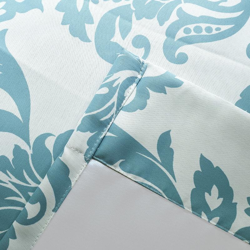 カーテン　幅200cm×丈220cm2枚　ダマスク カーテン 北欧 遮光 WORLDデザインプリント ダマスク2 色