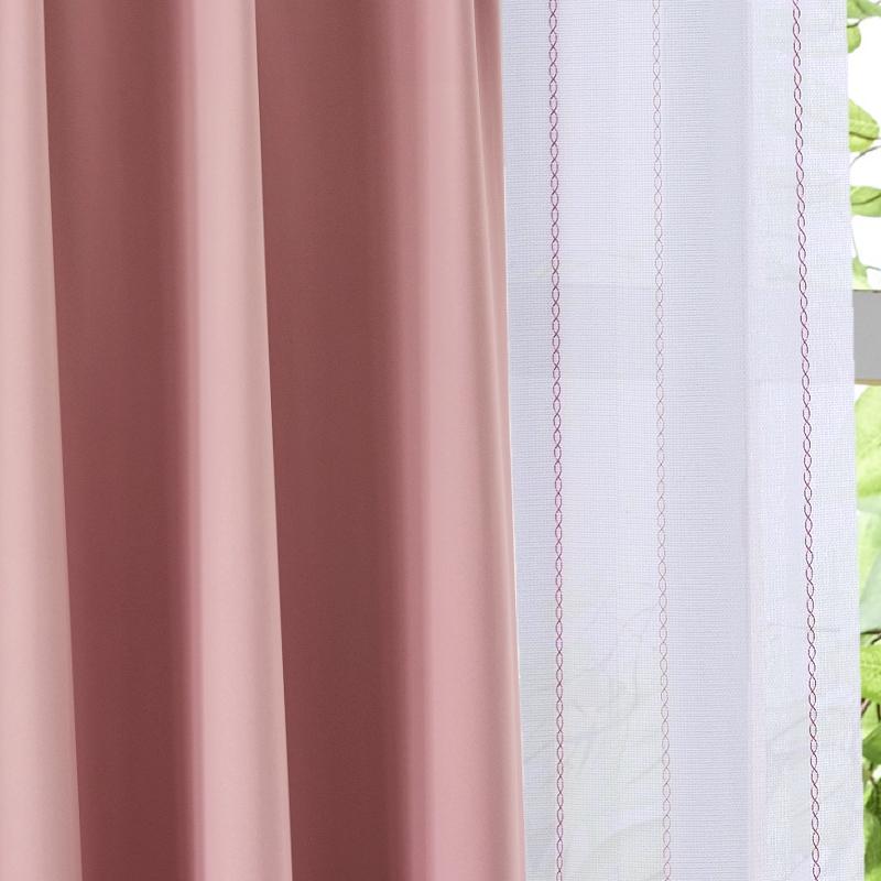 カーテン 4枚セットと2枚セット 遮光1級or遮光2級カーテン＋ストライプ