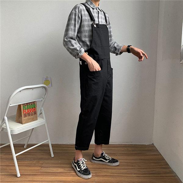 95 以上節約 サロペット メンズ オールインワン ファッション パンツ ミリタリーパンツ 無地 薄手 ジュニア ダンス 人気 春秋 送料無料 Materialworldblog Com