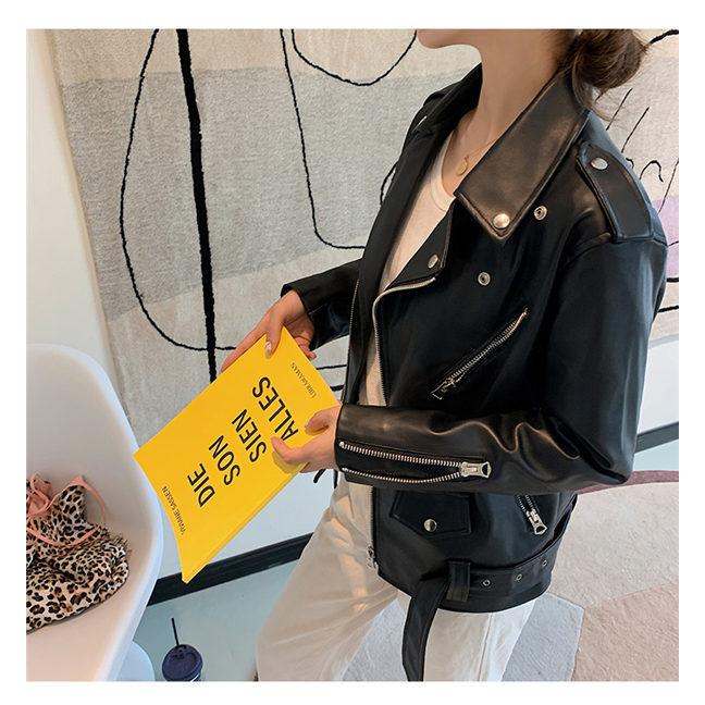 ライダース ジャケット レディース 黒 革ジャン 女性 ライダースジャケット カジュアル バイク 冬 ブラック ジャケット アウター シングル 春ジャケット Whdipiy Ntwatch 通販 Yahoo ショッピング