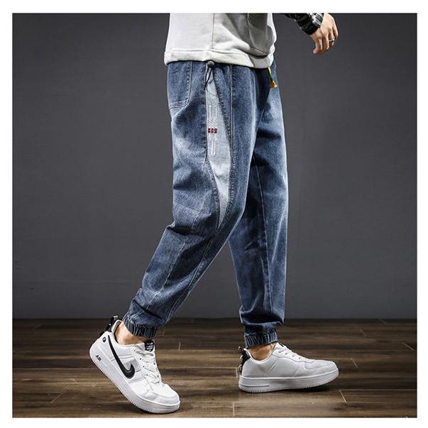 ジョガーパンツ メンズ デニムパンツ サルエル ダンスパンツ ストレッチパンツ おしゃれ 配色切替え 人気 春夏 送料無料 Whhlkui0031 Ntwatch 通販 Yahoo ショッピング