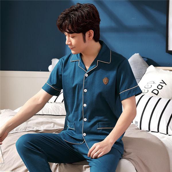 下着 靴下 部屋着 22年最新版 高級感溢れる パジャマ メンズ 半袖 夏 ルームウェア ナイトウェア パジャマ 寝巻き 寝間着 部屋着 上下セット ズボン コットン おしゃれ 送料無料 Ey59xn8kxw Wrestlesquare Com