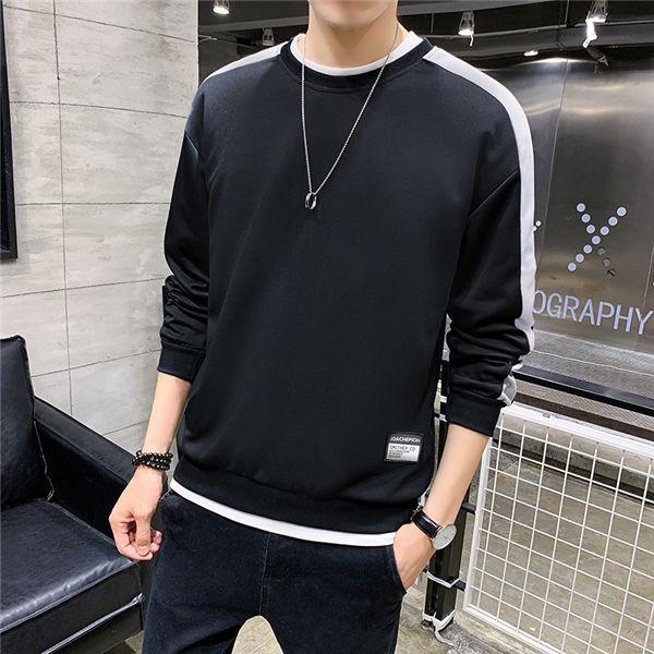 激安価格の トレーナー メンズ 長袖 無地 プルオーバー ビッグシルエット かっこいい 秋服 スウェット 運動着 春 送料無料 Gestoci Ci