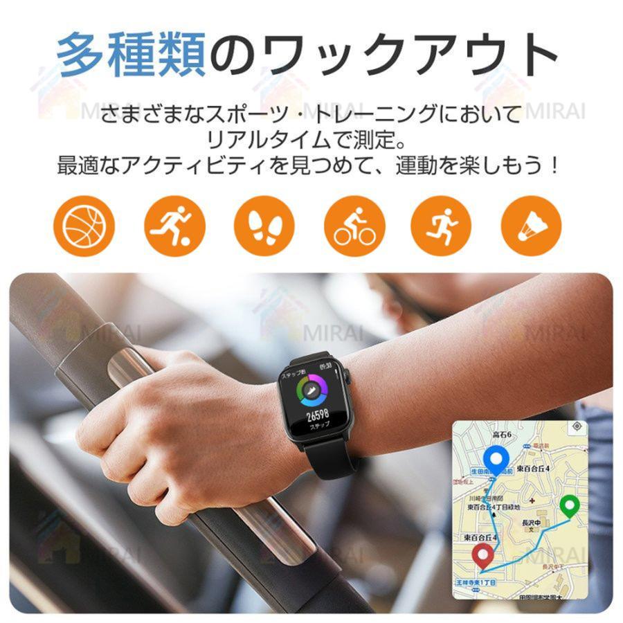 【限定10%クーポン】スマートウォッチ 日本製センサー 腕時計 通話 血圧測定 心電図 測定 体温測定 着信通知  メンズ 運動モード  AIアシスタント｜ntk8989-store02｜16