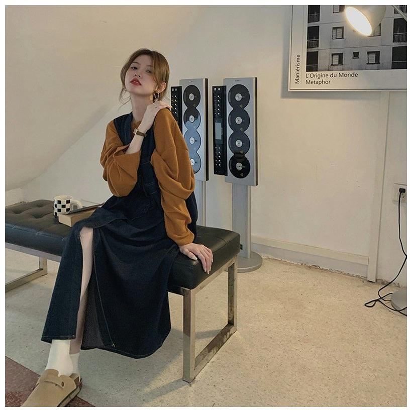 絶品 ロング丈 デニム デニムサロペットスカート キャミソールワンピース バックリボンワンピース デニム ワンピース レディース ワンピー 着痩せ感up キャミソール ワンピース Size 3xl Www We Job Com