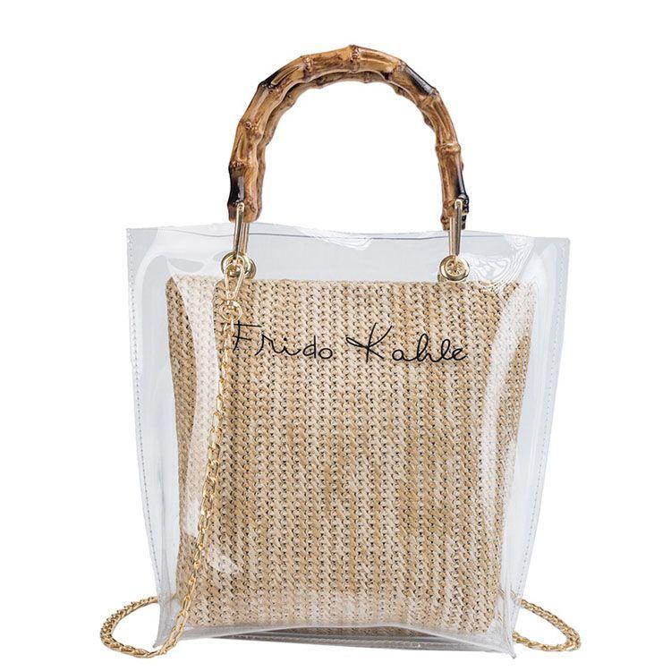 クリアバッグ カバン かばん ショルダー レディース バッグ バック バッグインバッグ付き おしゃれ 斜め掛け 鞄 かわいい バンブー 19 冬 春 夏 秋 バッグイン 正規品販売