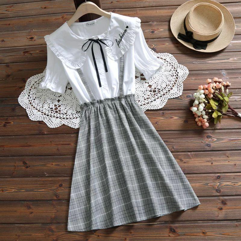 レディースファッション スノーブルー 半袖ワンピース中学生 女の子 ワンピース レディース 制服 夏 12 15歳 女子高生 学生服 通学 半袖 ワンピース 学生清純 ロングワンピース Aライン 学園可愛い 6rv3eahlpo Www Slnb In