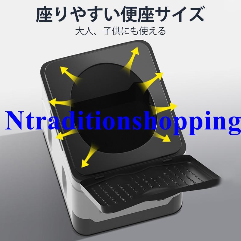簡易トイレ 防災グッズ 携帯トイレ 仮設トイレ 非常用 折畳み式 耐荷重150kg ポータブルトイレ 洗えるプラスチック製 キャンプや渋滞時にも使える |  | 11