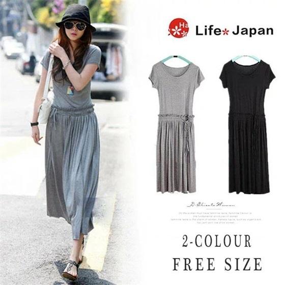 500枚限定 ワンピース夏 レディースワンピース レディースワンピ ロング丈 ロングワンピース 半袖ワンピース ブラック グレー 大きいサイズ 伸縮性あり 最新のデザイン