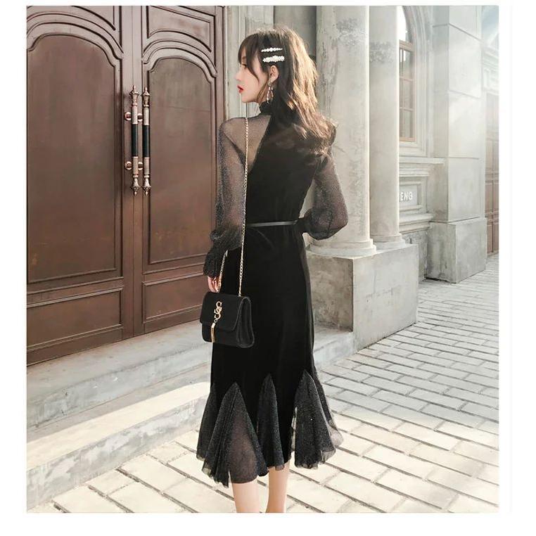 超特価 ワンピース フレア ロングワンピース レディースワンピ ワンピース レディース 大人ワンピース 女性 長袖 ベロア ワンピース フォーマル ワンピース きれいめ ワンピース Size ｓ Www We Job Com