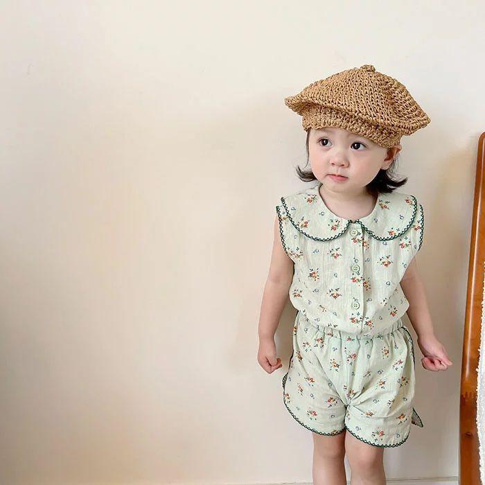 セットアップ キッズ 花柄 女の子 夏服 ノースリーブ 2点セット パンツセット トップス ショートパンツ 短パン 上下セット 子供服 夏 可愛い 上下 韓国子供服 子 U6gqzmgi7q Godawaripowerispat Com