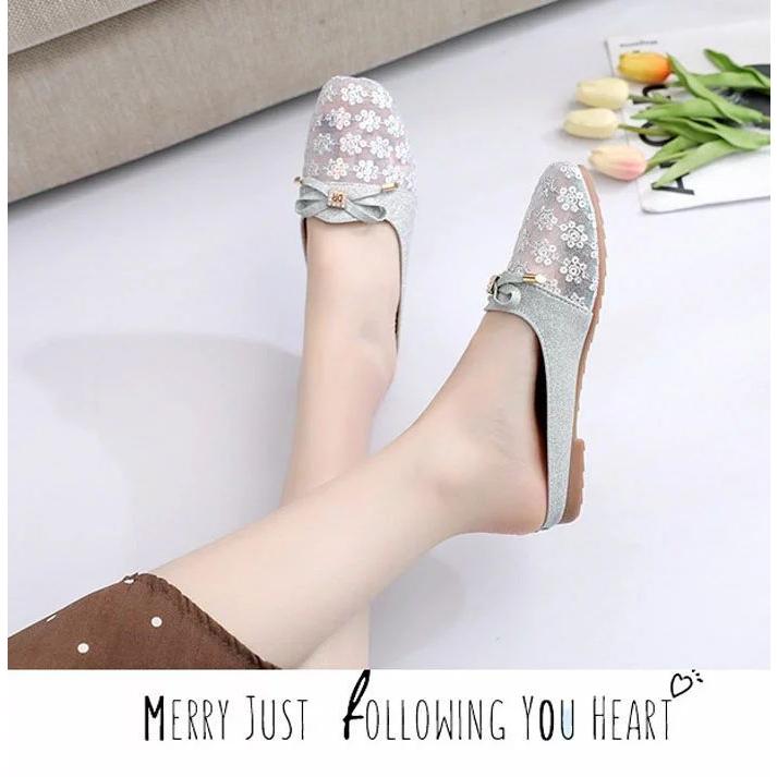 サンダル レディース ミュール サンダル 花柄 透け ローヒールサンダル ぺたんこ 可愛い 靴 シューズ 疲れない ママ お母さん 母の日 23 0 23 5 24 0 24 5 25 0 Cavkycoeyp メンズファッション Sprintmart Com