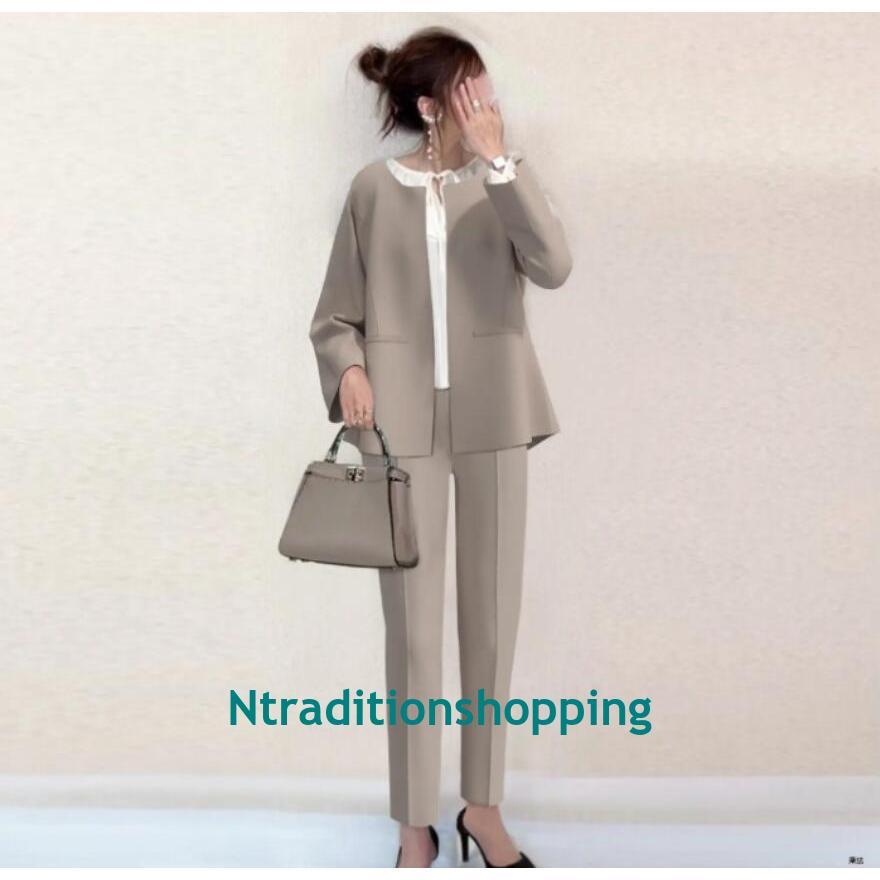 セットアップ 春 スーツ+パンツ レディース 2点セットフォーマル セットアップ 春 スーツ+パンツ レディース 2点セットフォーマル