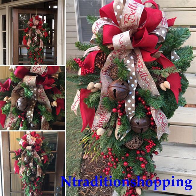 クリスマスリース 60cm 90cm クリスマス スワッグ 大きい クリスマスリース 60cm 90cm クリスマス スワッグ 大きい