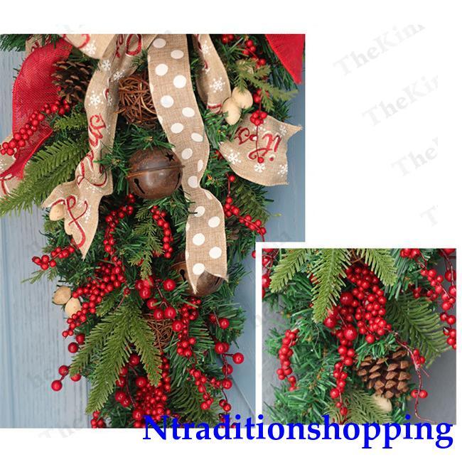 クリスマスリース 60cm 90cm クリスマス スワッグ 大きい クリスマスリース 60cm 90cm クリスマス スワッグ 大きい