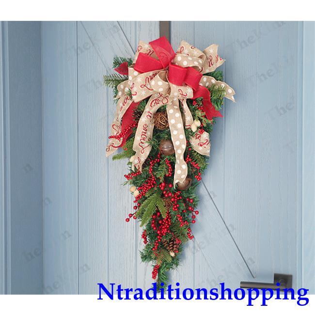 クリスマスリース 60cm 90cm クリスマス スワッグ 大きい クリスマスリース 60cm 90cm クリスマス スワッグ 大きい