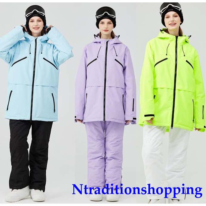 新品セール】スキーウェア 男女兼用 スノボーウェア 可愛い ペアスノー  
