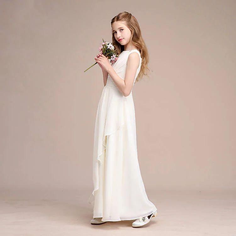 ドレス キッズ ジュニア ワンピース フォーマル 結婚式 子供服 ロングドレス 子供ドレス フラワーガール ジュニアドレス 子どもドレス 発表会 結婚式 演奏会|ntraditionstore|03
