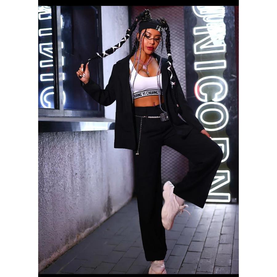 大人ダンス衣装 セットアップジャズ ヒップホップ Ds チアガール ロック風 舞台演出服 無地 個性 ステージ衣装 イレギュラー 韓国 ダンスウェア かっこいい セク Ctege5rsev 子供用スリッパ Www Sprintmart Com