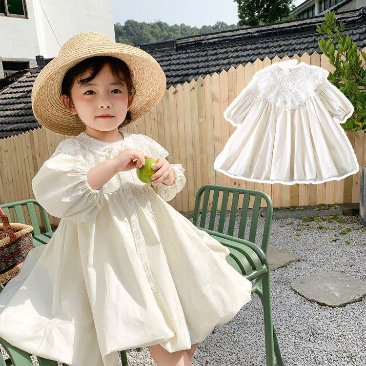 韓国子供服 ワンピース 女の子 ベビー フォーマル 姫様 秋 長袖 プリンセス レース 白ワンピース 韓国こども服 カワイイ おしゃれ カジュアル 子供服 Sw0601d0230 Ntradition 通販 Yahoo ショッピング