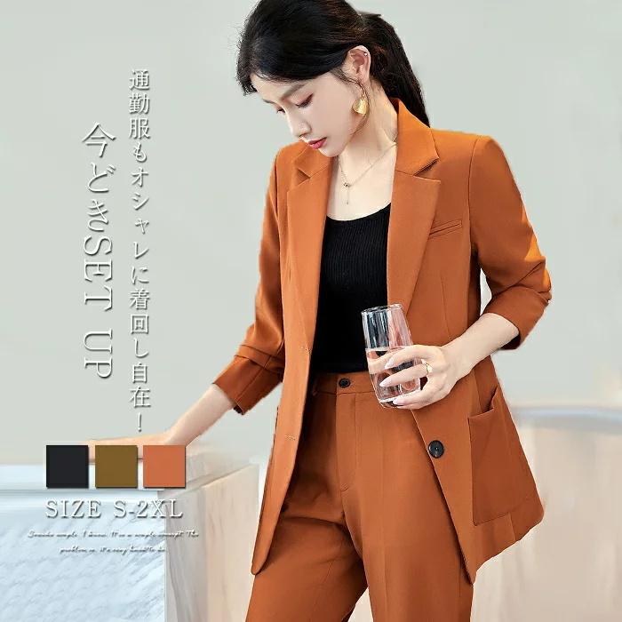 値下げ bananarepublic パンツスーツ ブルー サイズL (6) 特価ブランド