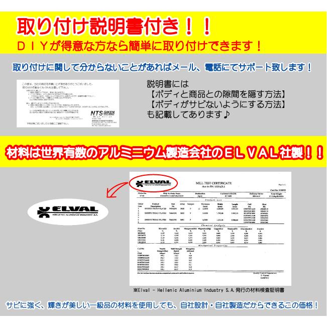 ジムニーJA22(12)用フロント・クォーターガード JA12 JA22 jimny ジムニーJA22(12)用フロント・クォーターガード JA12 JA22 jimny