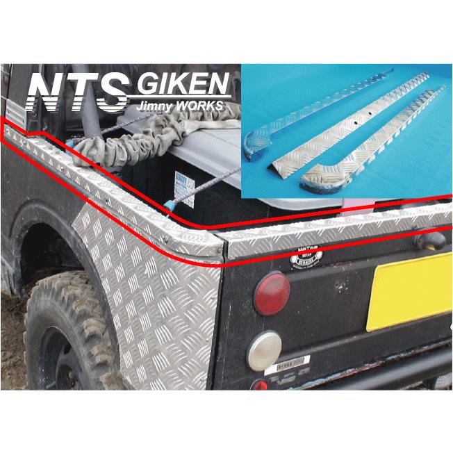 ジムニー幌車用】リア上部カバー3点セット！ JA71 JA11 JA12の幌車用